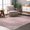 Nuloom Maple Machine Washable Floral Medallion Area Rug 3ft x 5ft KFAE07A-305 - alternate 1